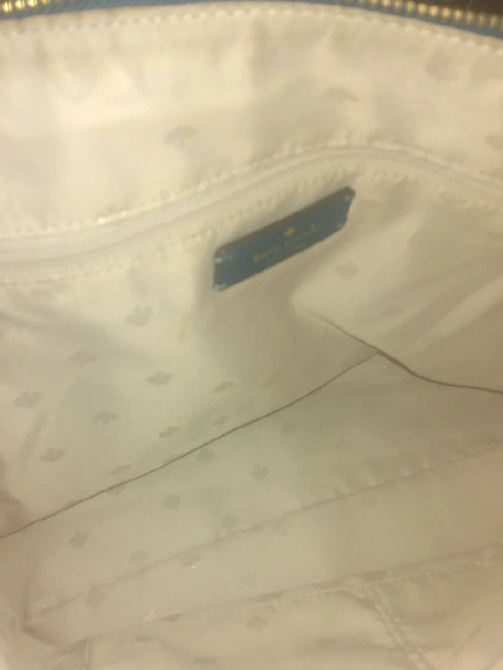 kate spade Teal Blue Nylon Tote